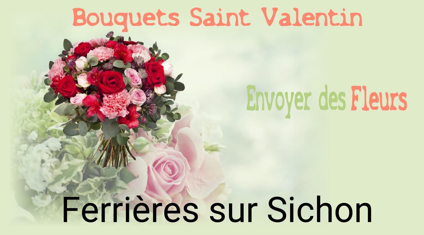 Roses de Saint-Valentin livrées à Ferrières-sur-Sichon